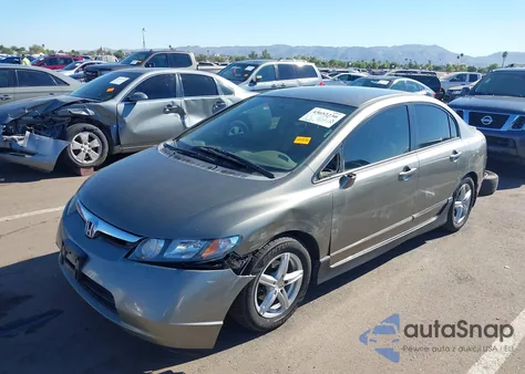 2006 Honda Civic Hybrid из США, поврежденный, VIN JHMFA36296S014542
